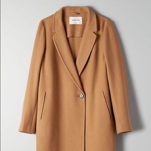 Babaton Aritzia Stedman Single breasted wool coat